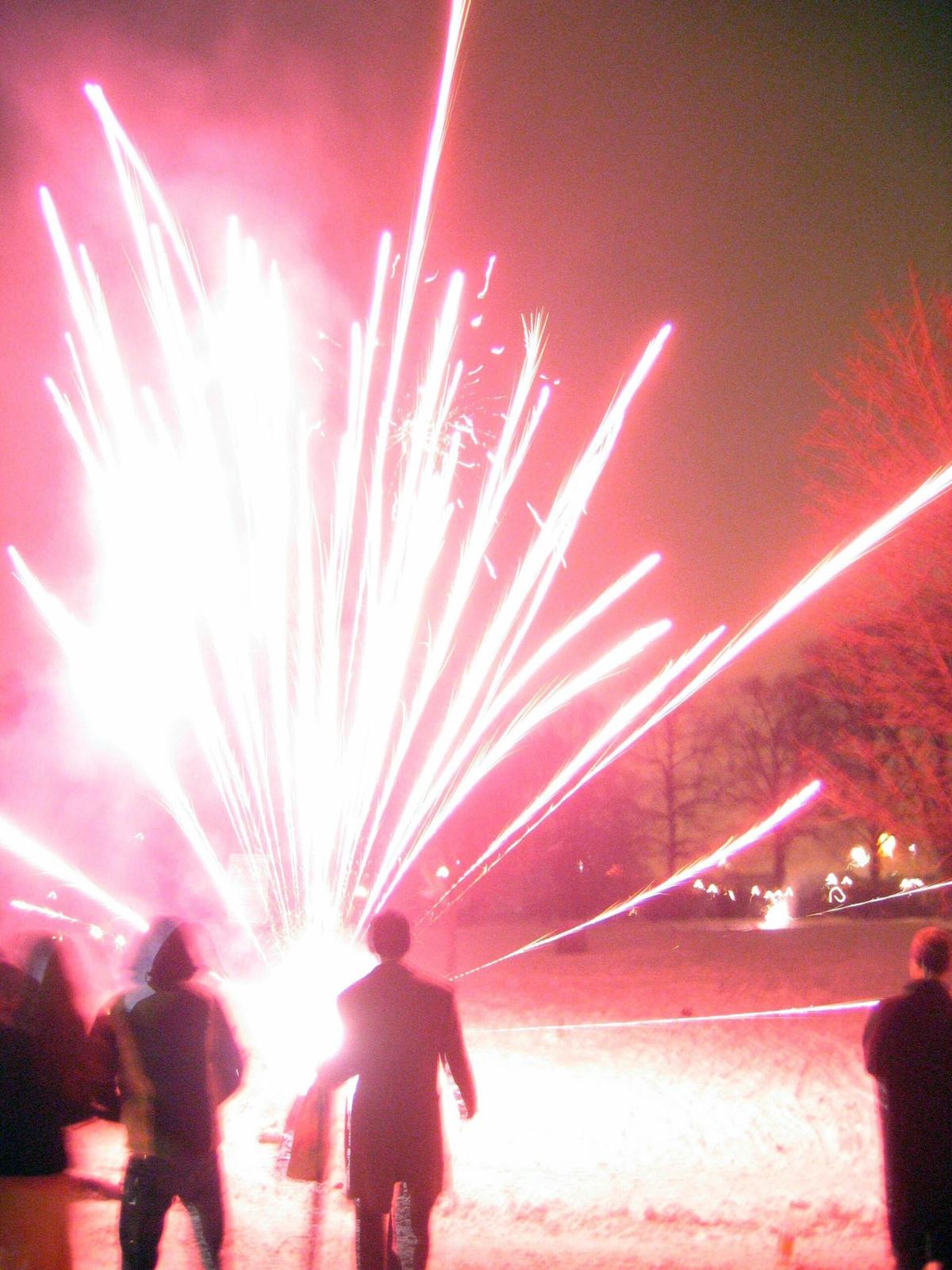 Fireworks on New Year’s Eve in Oslo